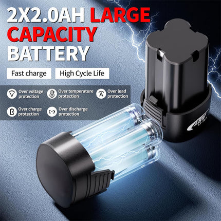 Electric Ratchet Wrench with 2 Batteries, Electric Socket Wrench – image 5