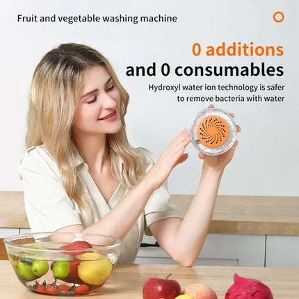 Fruit and Vegetable Washer, Electric Vegetable Cleaner for Kitchen Produce – image 7