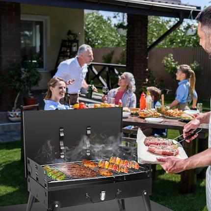 Charcoal Grill Portable and Foldable, Small Charcoal Grill for Camping