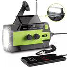 Weather Radio Emergency Solar Hand Crank, Portable AM FM Radio with Power Bank and LED Flashlight, Motion Sensor Light