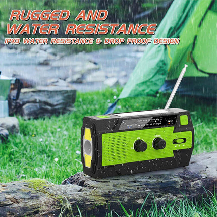 Weather Radio Emergency Solar Hand Crank, Motion Sensor Light – image 5