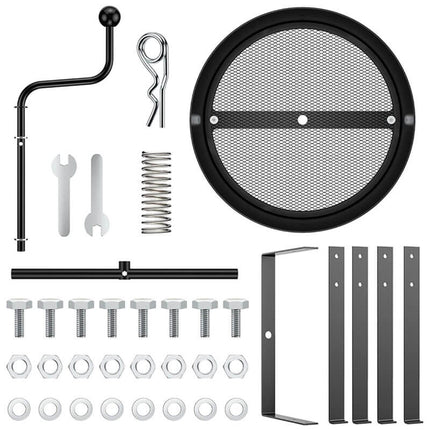 Soil Sifter Rotary Drum, Garden Tool Set with Gardening Gloves and Shovel – image 5
