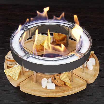 Smokeless Fire Pit Tabletop, Portable Fire Pit for Indoor and Patio