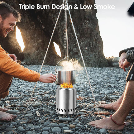 Smokeless Fire Pit, Tabletop Portable Fire Pit for Outdoor – image 10