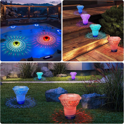 Solar Pool Chlorine Floater, Floating Pool Chlorinator with Remote – image 4