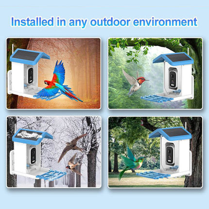 Bird Feeder Camera Solar Powered, Smart Bird Feeder with 5MP AI Camera – image 11