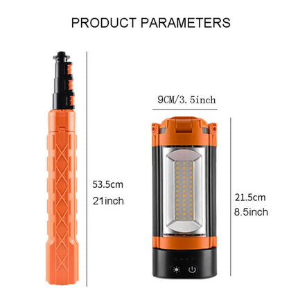 LED Work Light with Tripod Stand, Rechargeable Outdoor Lantern for Camping and Emergencies – image 11