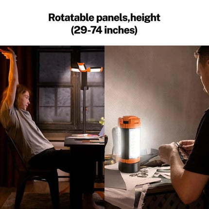 LED Work Light with Tripod Stand, Telescopic Camping Light – image 12