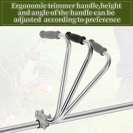 Adjustable Grass Trimmer Handle for Back Support – image 5