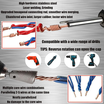 Wire Stripper for Drill, Electrician Tool – image 4
