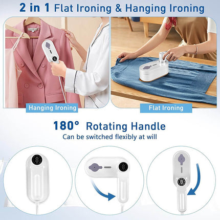 Handheld Steam Iron for Clothes, 4 in 1 Handheld Garment Steamer – image 4