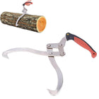 Log Tongs with Ergonomic Handle, Firewood Log Grabber for Carrying Wood