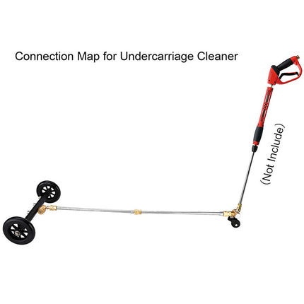 Pressure Washer Surface Cleaner with Water Broom, Undercarriage Pressure Washer Attachment – image 4