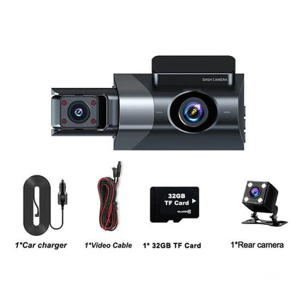 Dash Cam 3 Channel, Front and Rear Dash Cam with WiFi and Parking Mode – image 4
