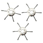 Weed Eater Head with Steel Wire, Trimmer Head Replacement for Brush Cutter, Universal Trimmer Head for Moss and Weeds
