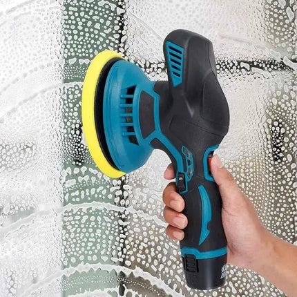 Car Buffer Polisher Cordless with 2 Batteries, Marble Polisher for Glass and Metal