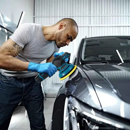 Car Buffer Polisher Cordless with 2 Batteries, Car Waxer with Car Detailing Kit