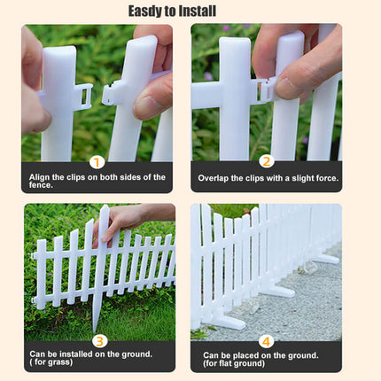 Solar Pathway Lights 8 Pack, Solar Fence Light with Remote – image 8