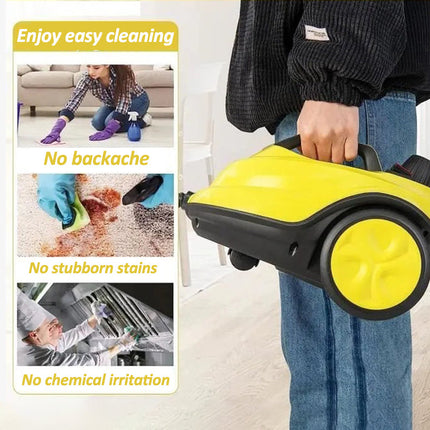 Steam Cleaner for Home with Wheels, Furniture Steam Cleaner for Car and Tile Floors