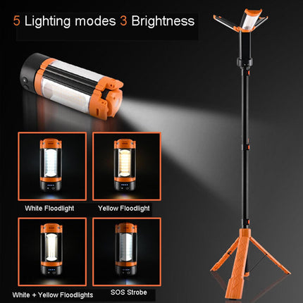 LED Work Light with Tripod Stand, Telescopic Camping Light – image 6