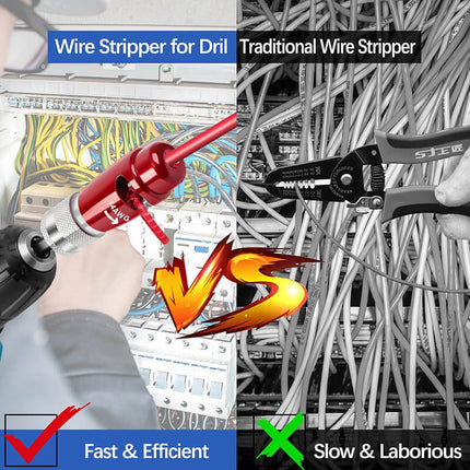 Wire Stripper for Drill, Automatic Wire Stripping Tool