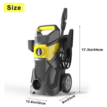Electric Pressure Washer 2000W, Power Washer with Foam Cannon and Adjustable Nozzles – image 10