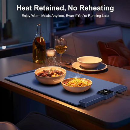 Food Warming Mat with Adjustable Temperature, Portable Food Warmer with Timer – image 7