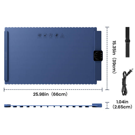 Food Warming Mat with Adjustable Temperature, Electric Warming Tray for Buffet – image 8