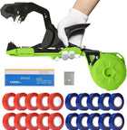 Plant Tying Machine with 20 Rolls of Tape, Vine Tying Tool, Plant Tie Tape Gun, Garden Hand Tool for Vines and Orchard