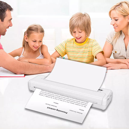 Inkless Thermal Printer A4, Wireless Portable Printer for Phone with Bluetooth