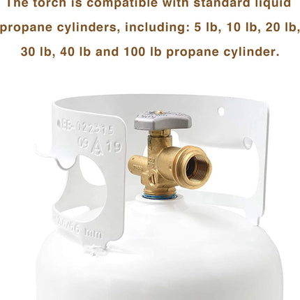 Propane Torch Weed Burner, Flame Weeder for Ice Melting – image 10