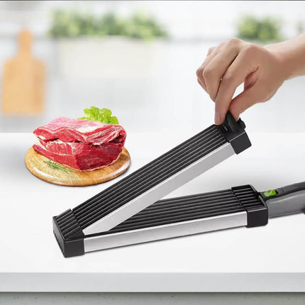 Manual Meat Slicer for Home, Meat Cutter and Shredder for Jerky Deli – image 9
