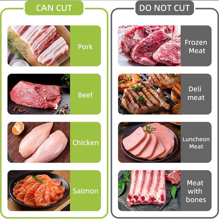Manual Meat Slicer for Home, Stainless Steel Meat Slicer with Adjustable Blades – image 10