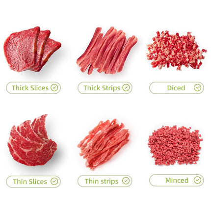 Manual Meat Slicer for Home, Meat Cutter and Shredder for Jerky Deli
