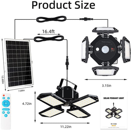 Solar Outdoor Lights for Shed, Solar Barn Light with Motion Sensor and Remote – image 8