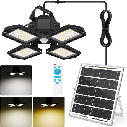 Solar Barn Light with Motion Sensor and Remote, Solar Outdoor Lights for Shed – image 10