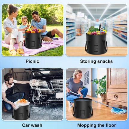 Portable Shower for Camping, Outdoor Shower Kit with 5 Gallon Foldable Bucket – image 5