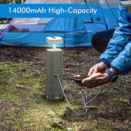 Camping Light with Speaker and Power Bank, Telescopic LED Camping Lantern – image 4