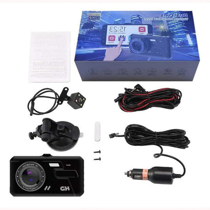 Front and Rear Dash Cam, 1080P Dash Cam for Car with Loop Recording