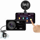 Front and Rear Dash Cam, 1080P Dash Cam for Car with Loop Recording, Dual Lens Car Camera with G Sensor and Hardwire Kit