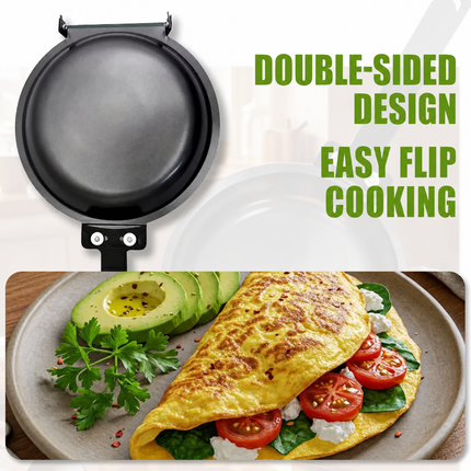 Double Sided Frying Pan, Non Stick Pancake Pan – image 5