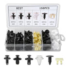Bumper Clips 150 Pieces, Automotive Clips Kit with 6 Sizes, Car Retainer Clips, Plastic Rivets for Door Panel and Fender
