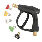 Pressure Washer Gun with 5 Nozzle Tips, Power Washer Gun with 1/4 Inch Quick Connect, High Pressure Washer Spray Gun