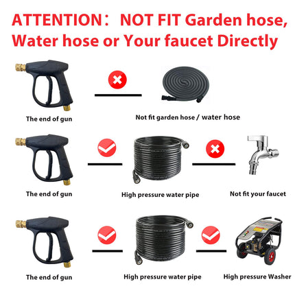 Power Washer Gun with 1/4 Inch Quick Connect