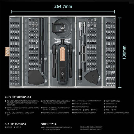 Mini Electric Screwdriver Set with LED – image 18