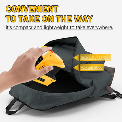 Portable Power Inverter for Power Tool Battery, DC to AC Inverter with AC Outlet and USB Ports