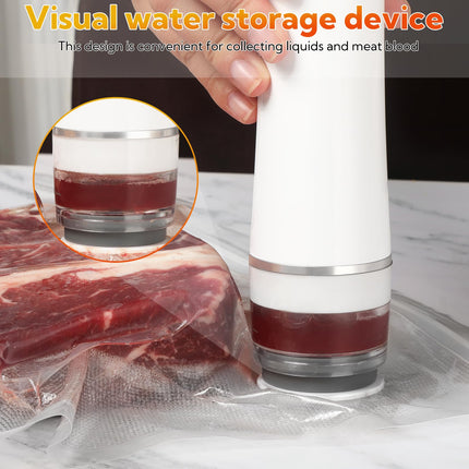 Vacuum Sealer with Bags, 30 Reusable Vacuum Seal Bags for Food Storage – image 13