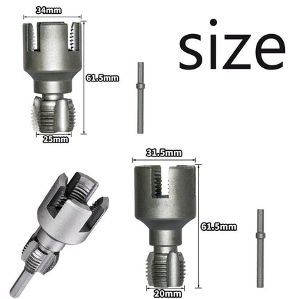 Pipe Threader Hand Tool, Rethreading Tool for Damaged Pipe Threads
