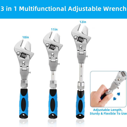 Adjustable Wrench 10 Inch, Hand Tools – image 4