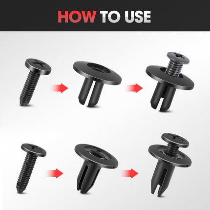 Bumper Clips 150 Pieces, Car Retainer Clips – image 5